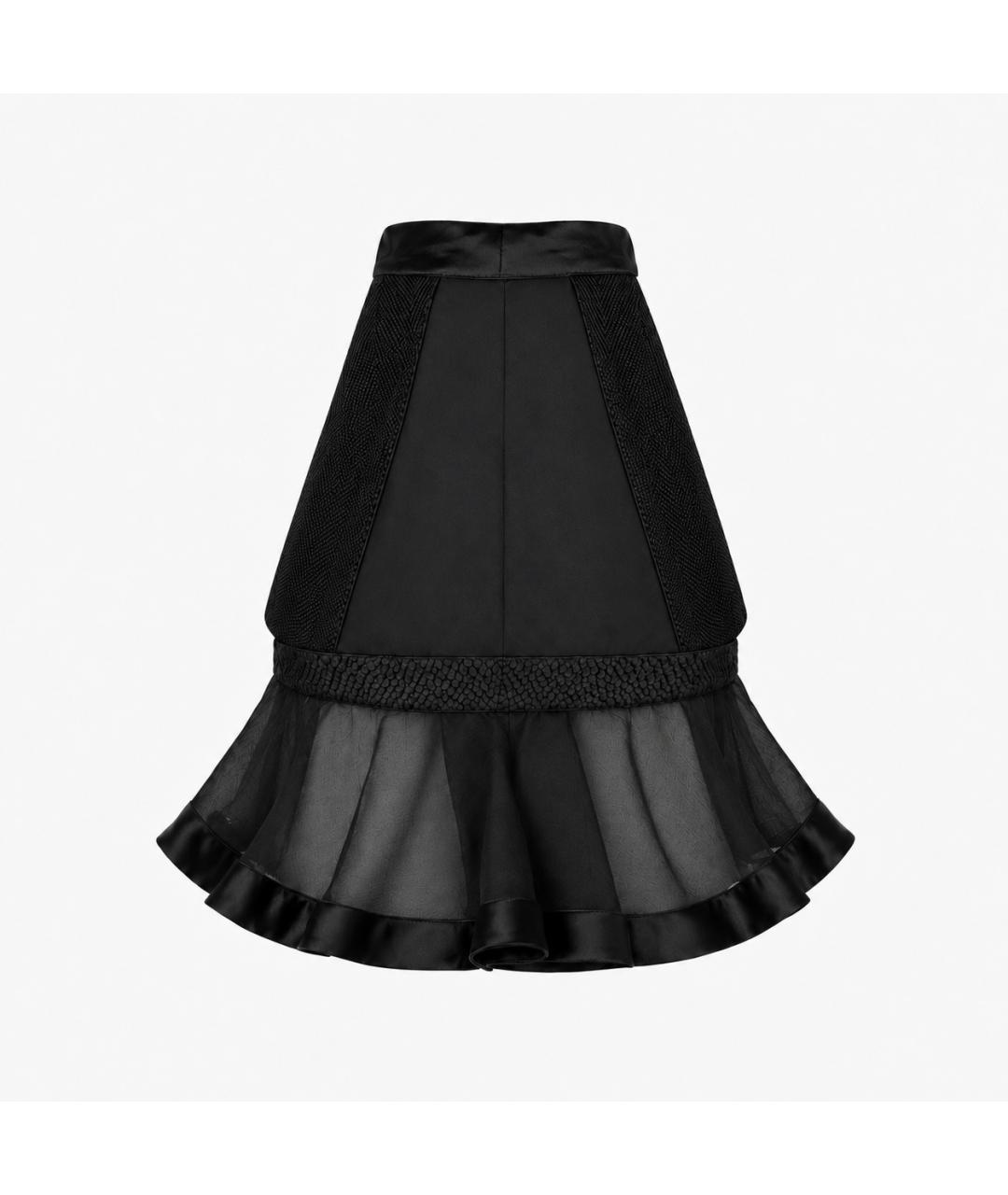 GIVENCHY Черная шелковая блузы, фото 4