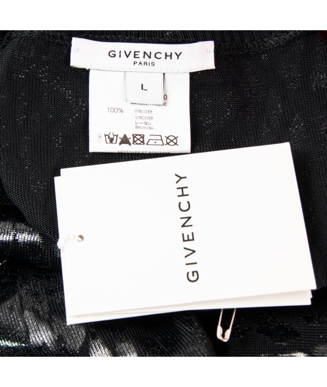 GIVENCHY Черная вискозная блузы, фото 4