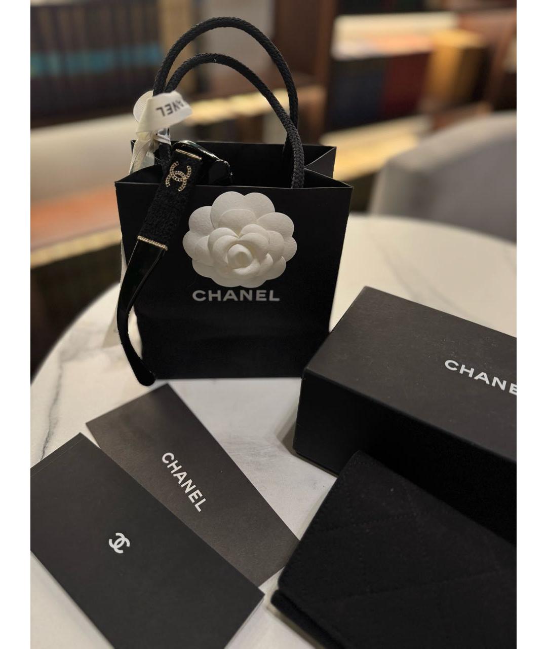 CHANEL Черные пластиковые солнцезащитные очки, фото 3