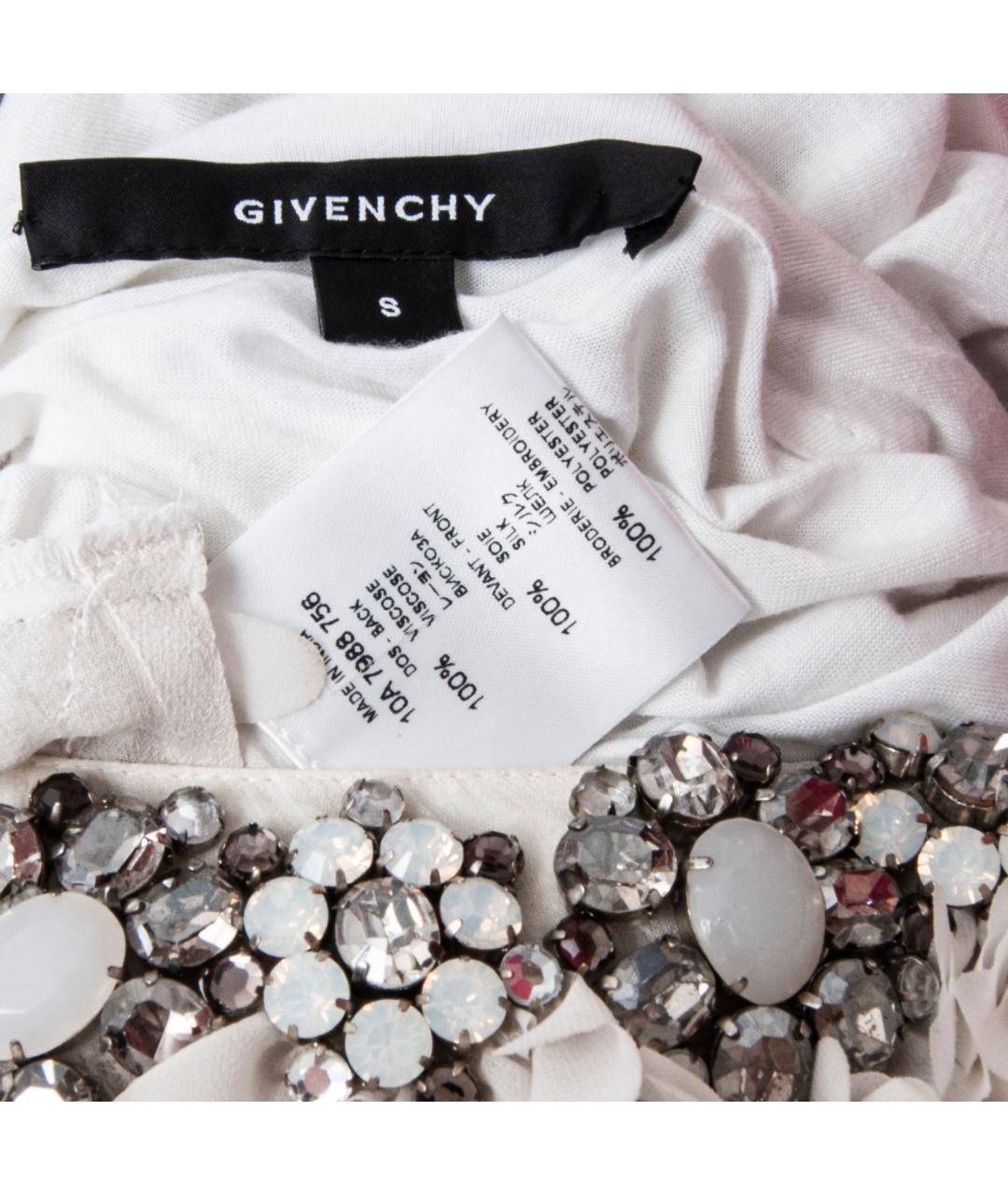 GIVENCHY Белая вискозная блузы, фото 4