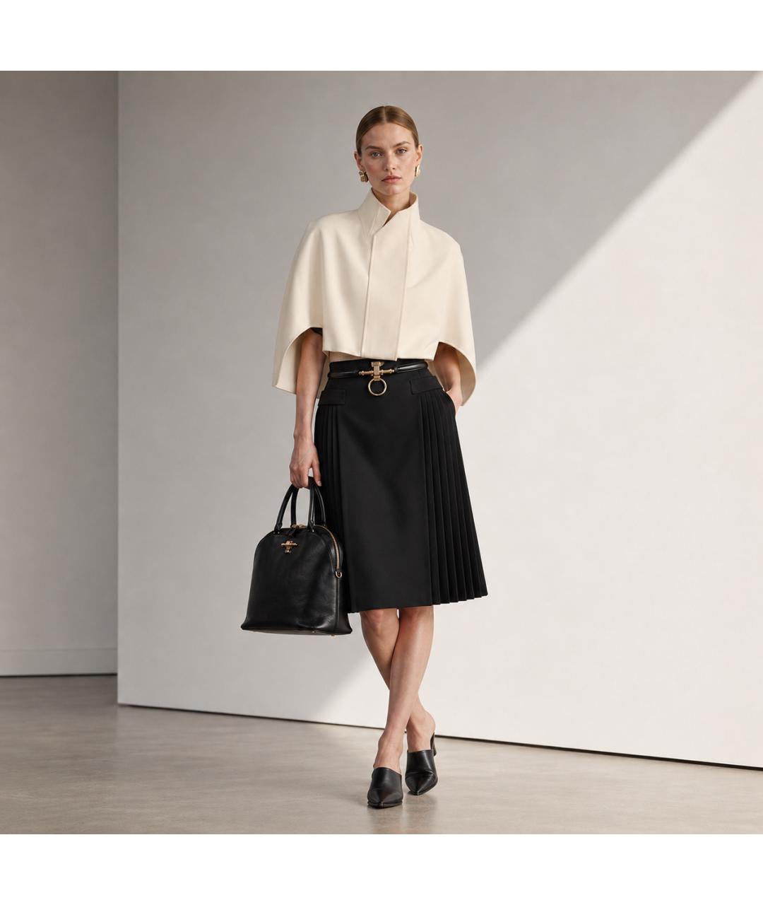 GIVENCHY Черный кожаный ремень, фото 8