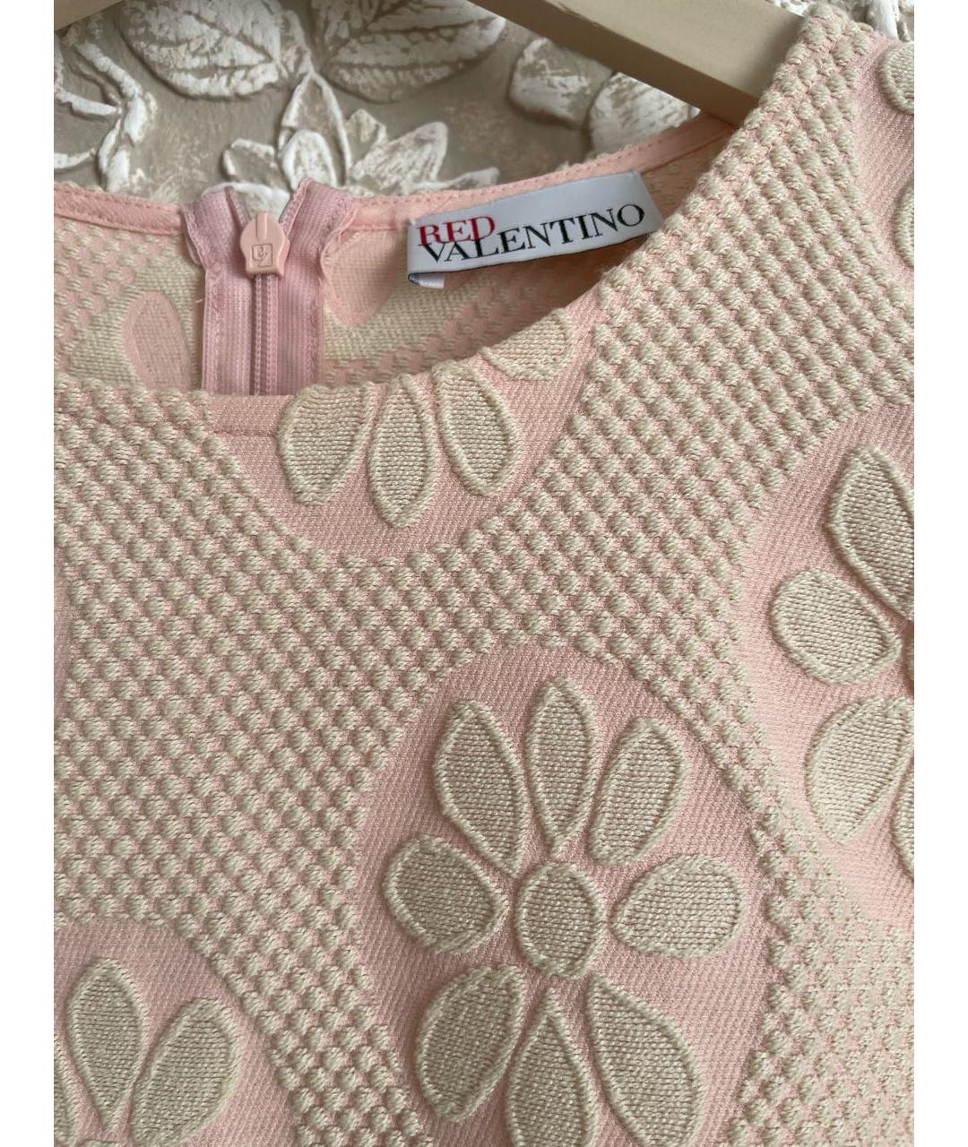 RED VALENTINO Розовое платье, фото 3