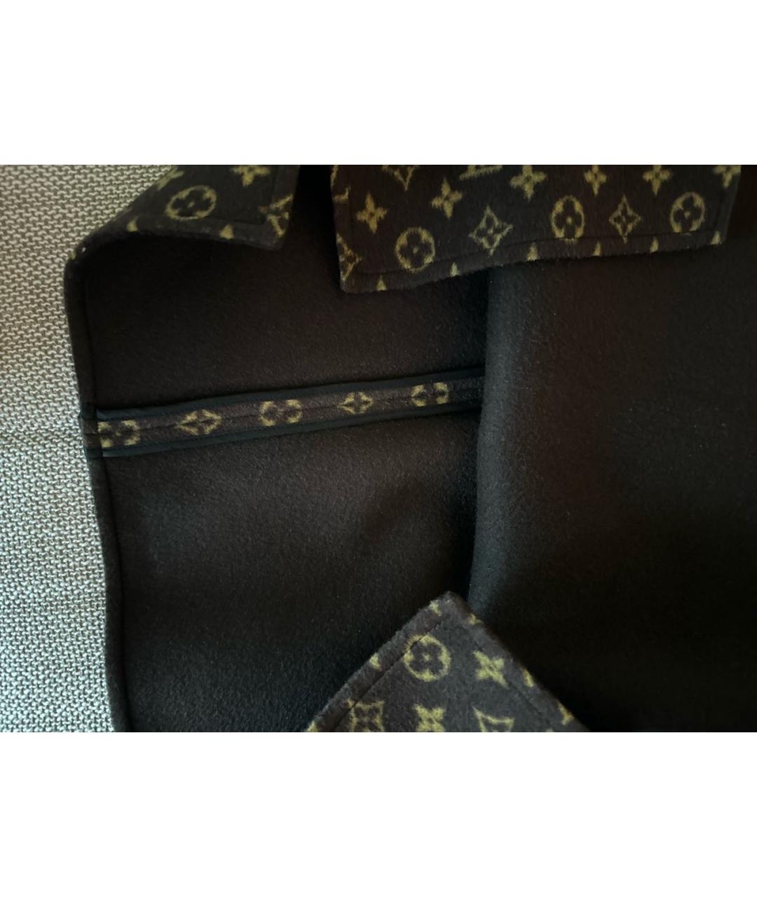 LOUIS VUITTON Коричневая шерстяная юбка мини, фото 5