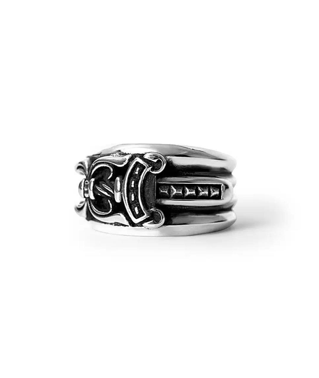 CHROME HEARTS Серебряное серебряное кольцо, фото 2