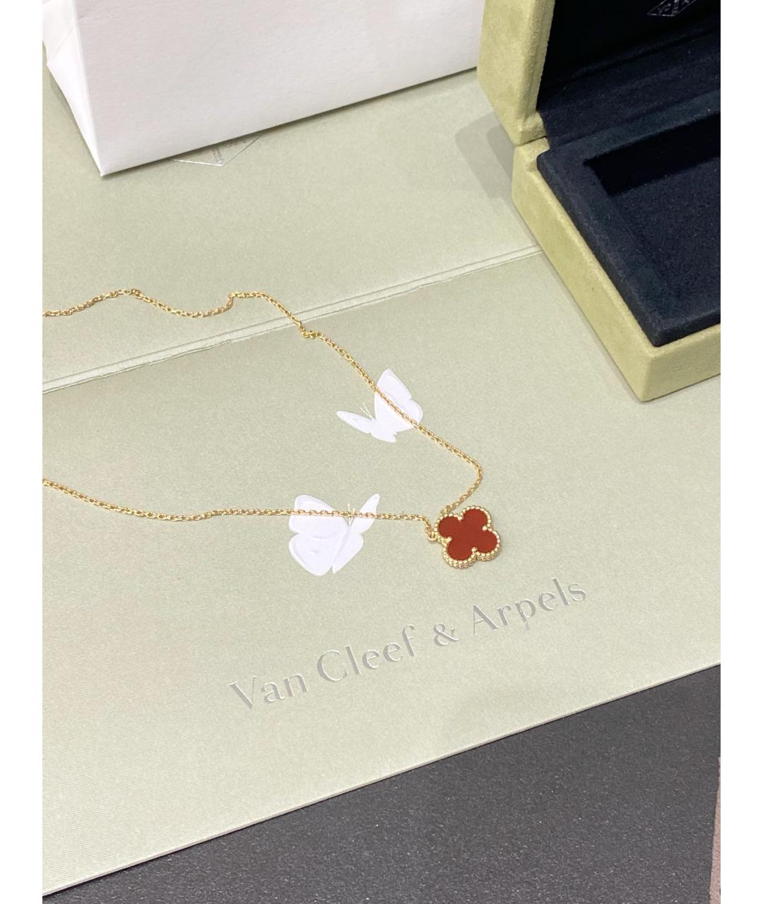 VAN CLEEF & ARPELS Красное колье из желтого золота, фото 5