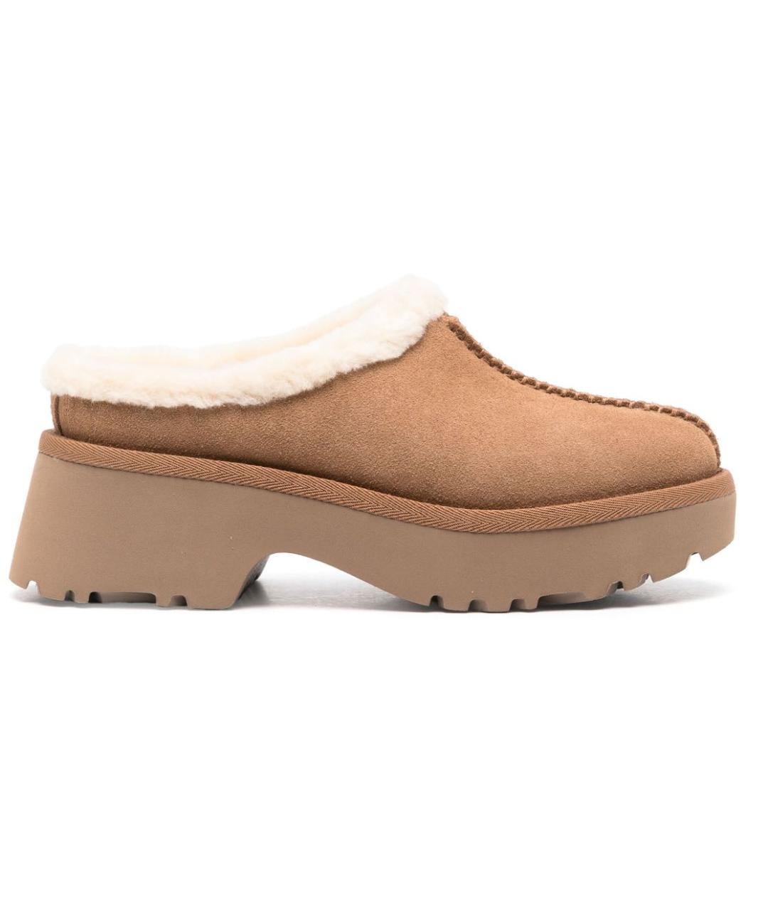 UGG AUSTRALIA Коричневые замшевые мюли, фото 8