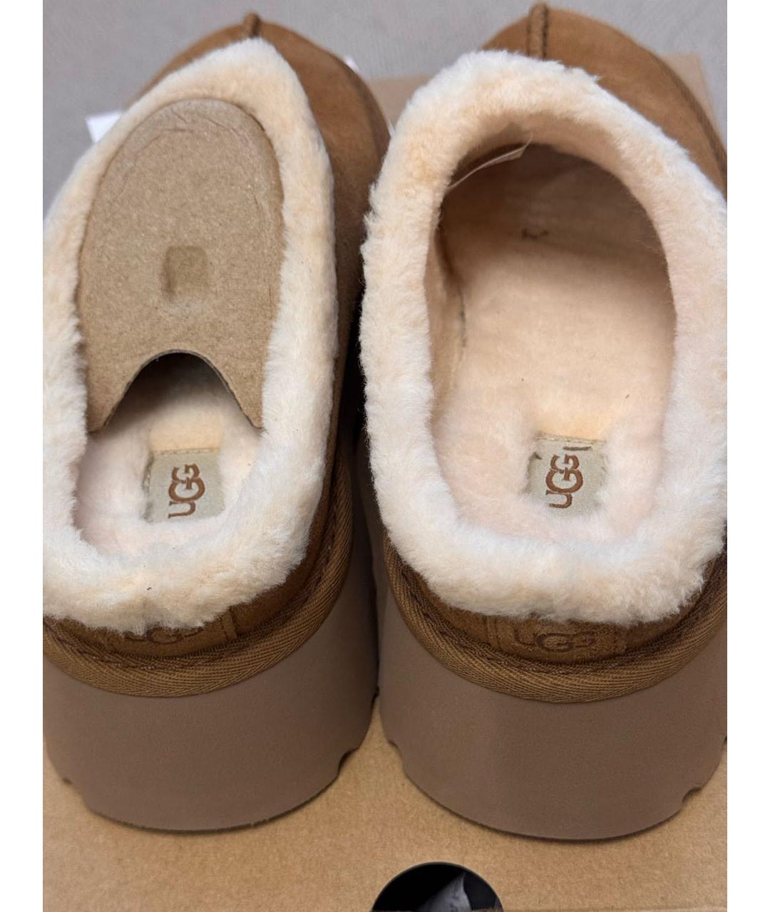 UGG AUSTRALIA Коричневые замшевые мюли, фото 6