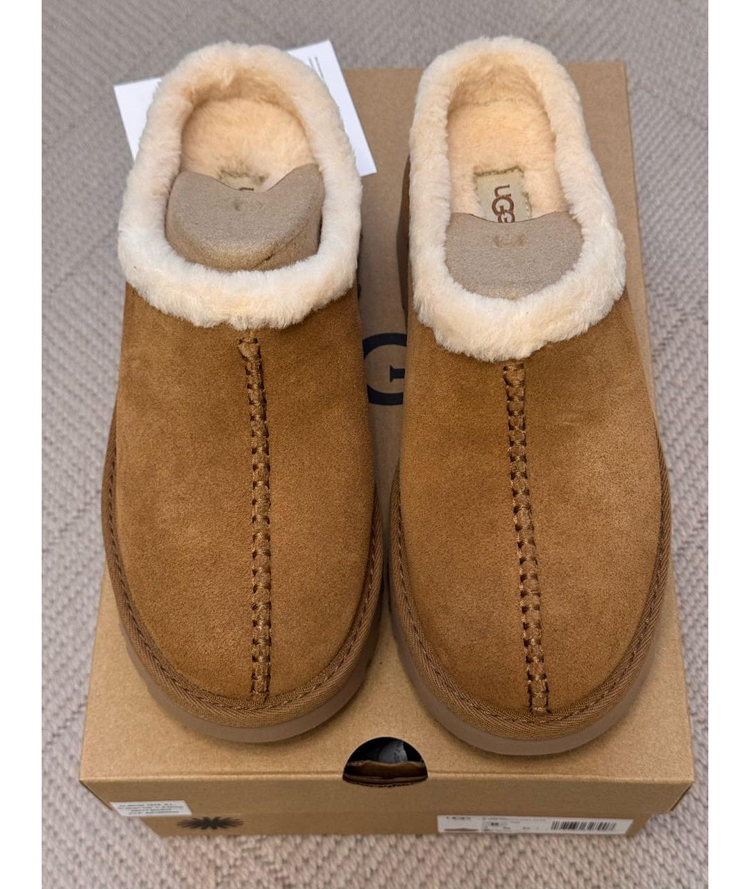 UGG AUSTRALIA Коричневые замшевые мюли, фото 5