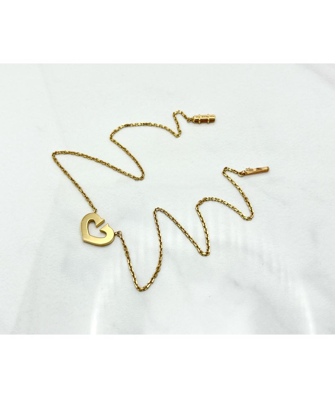 CARTIER Желтое колье из желтого золота, фото 2