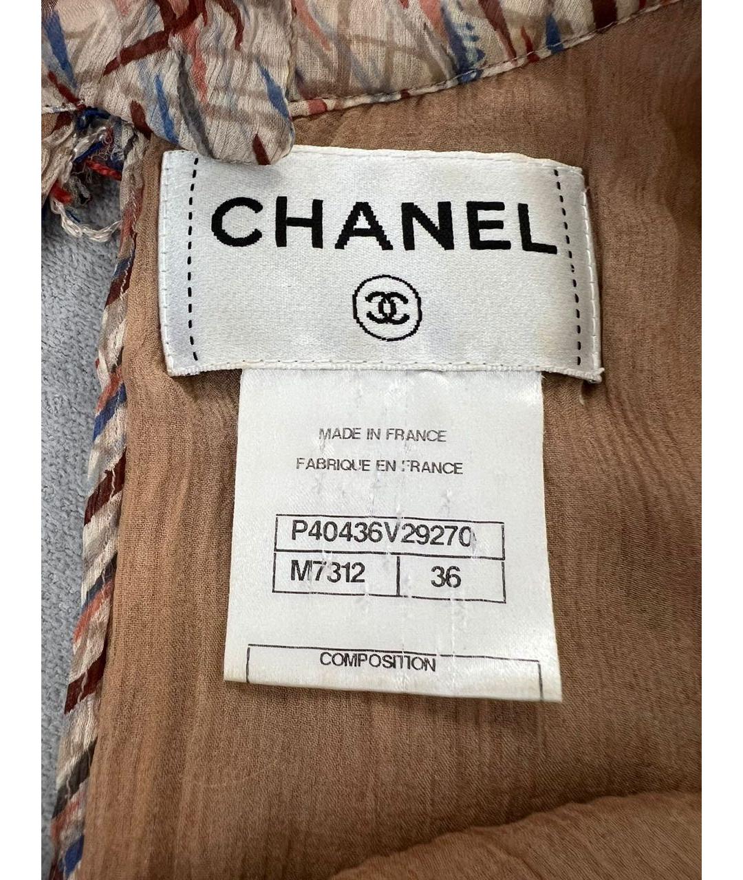 CHANEL Коричневое платье, фото 3