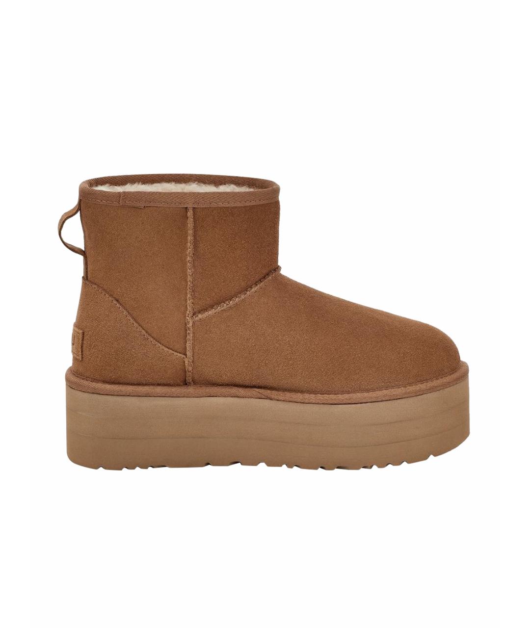 UGG AUSTRALIA Бежевые замшевые ботинки, фото 1