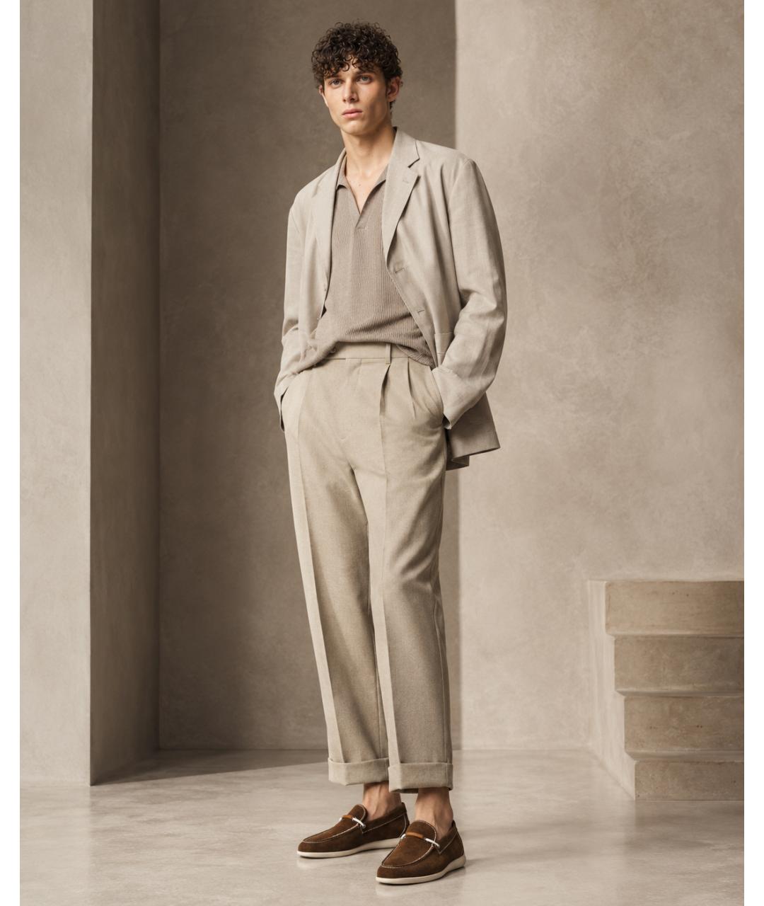 GIVENCHY Горчичные замшевые лоферы, фото 9