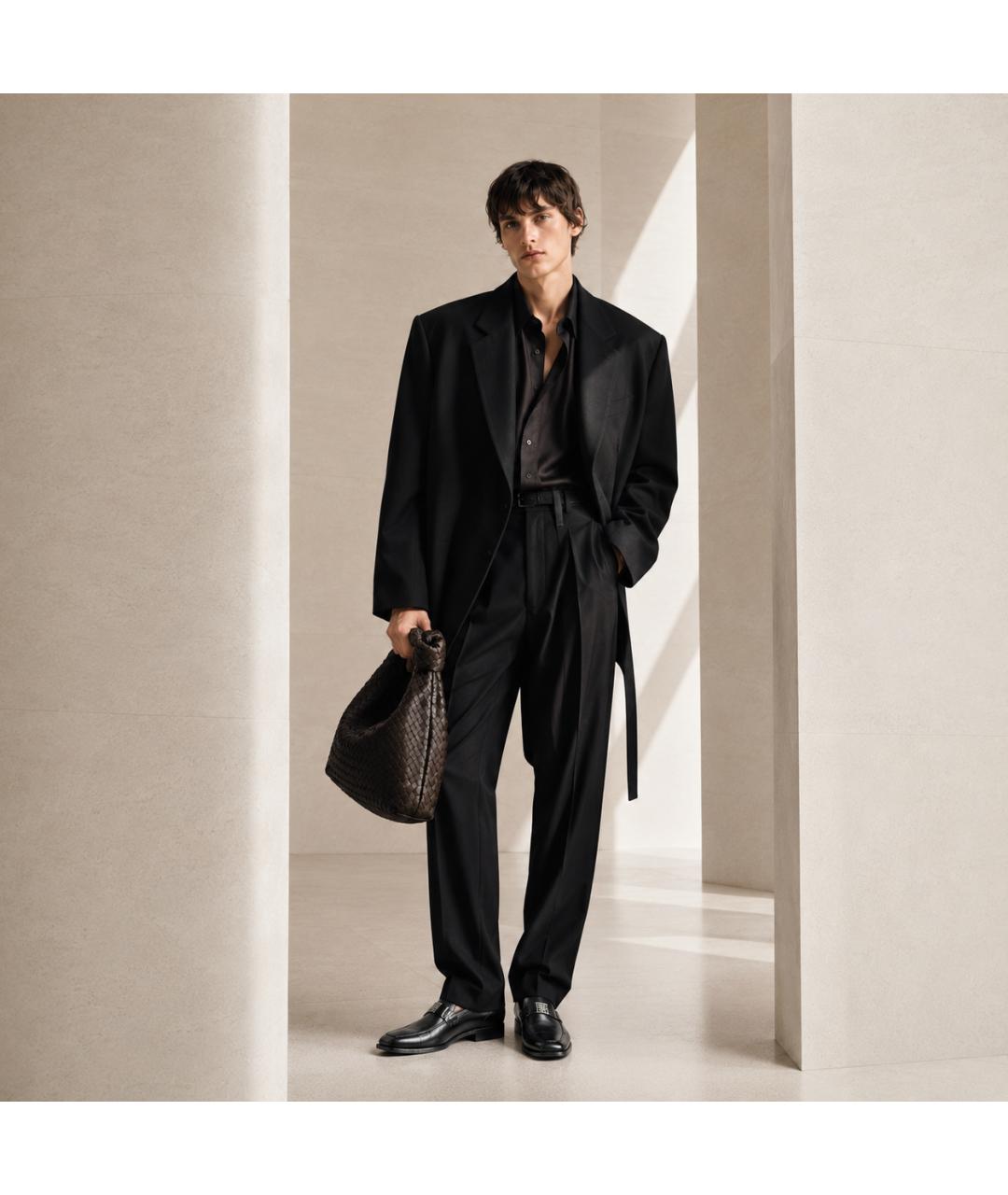 GIVENCHY Черные кожаные лоферы, фото 8