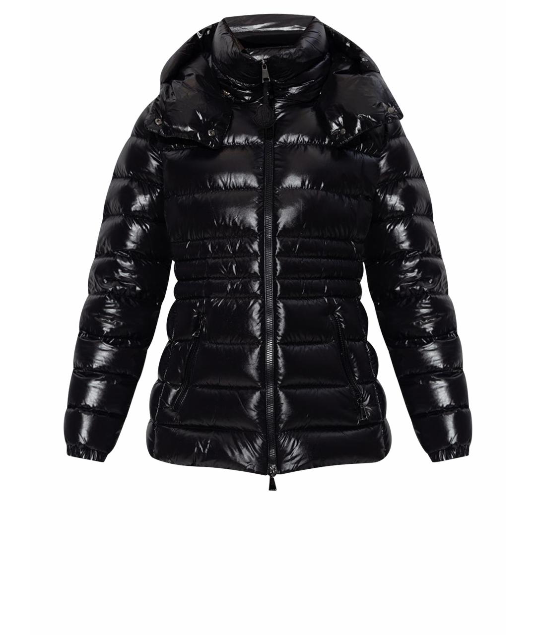 MONCLER Черный пуховик, фото 1