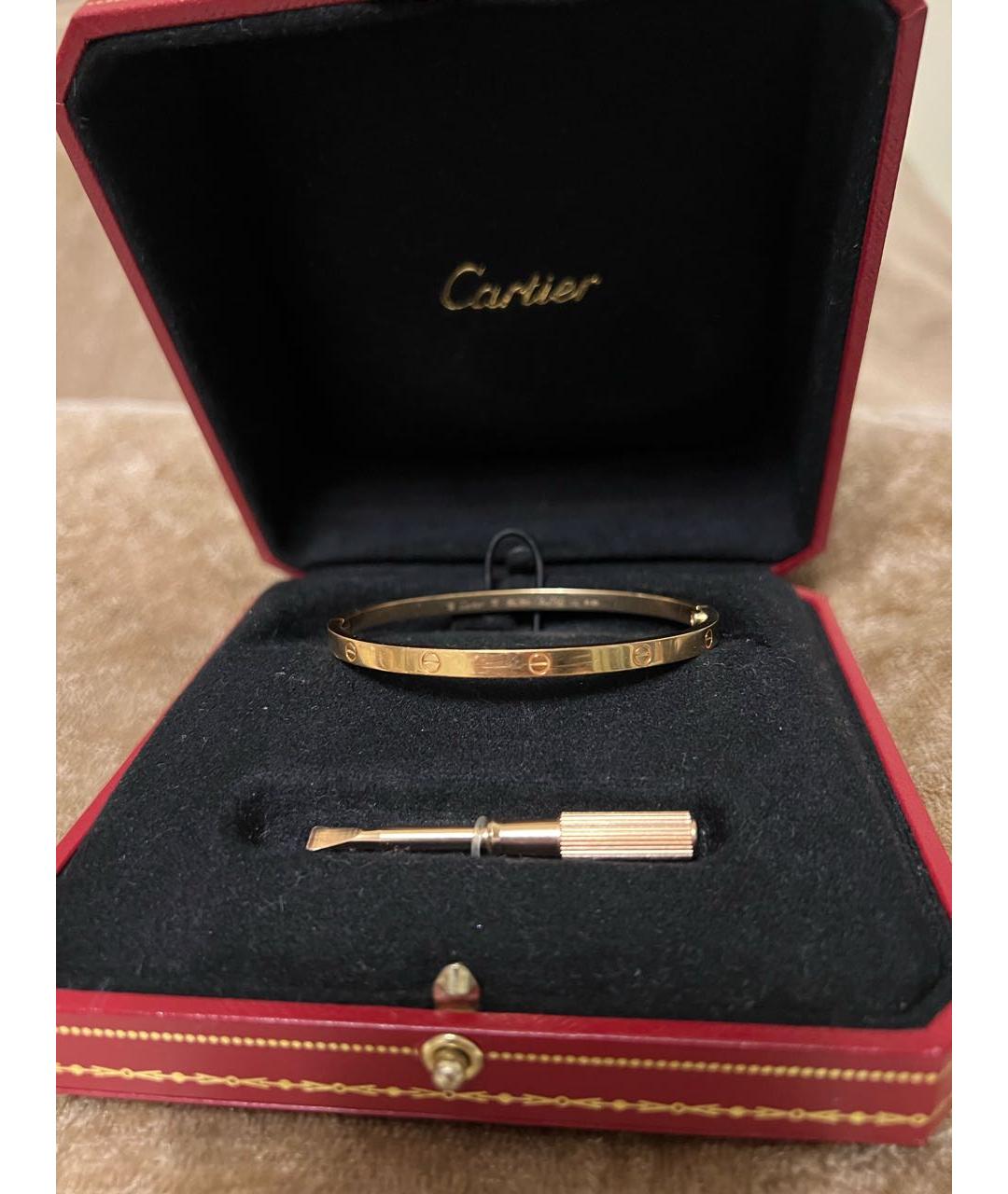 CARTIER Золотой браслет из розового золота, фото 3