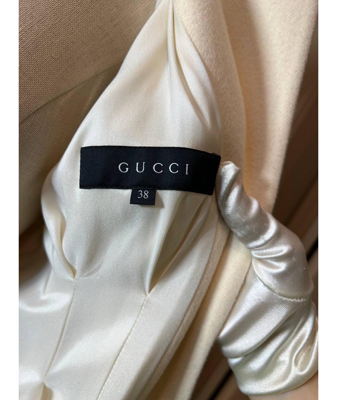 GUCCI Белое пальто, фото 4