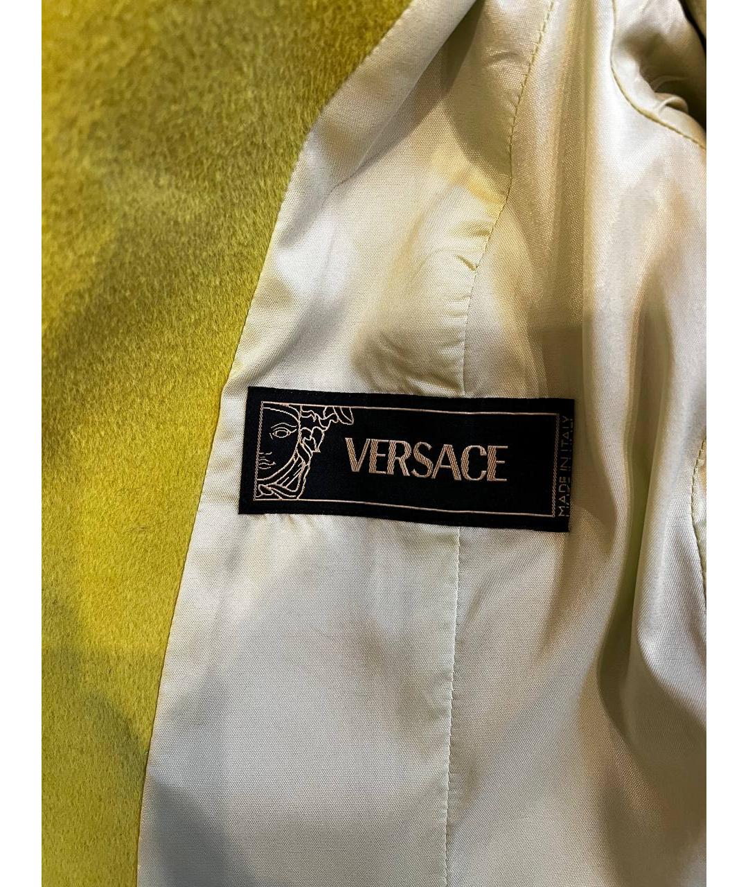 VERSACE Зеленые пальто, фото 4