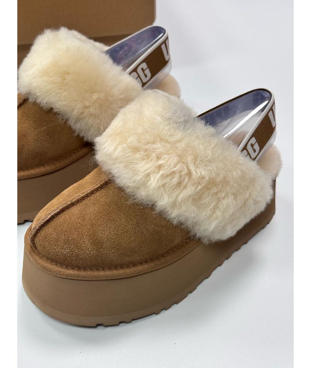 UGG AUSTRALIA Коричневые замшевые мюли, фото 5