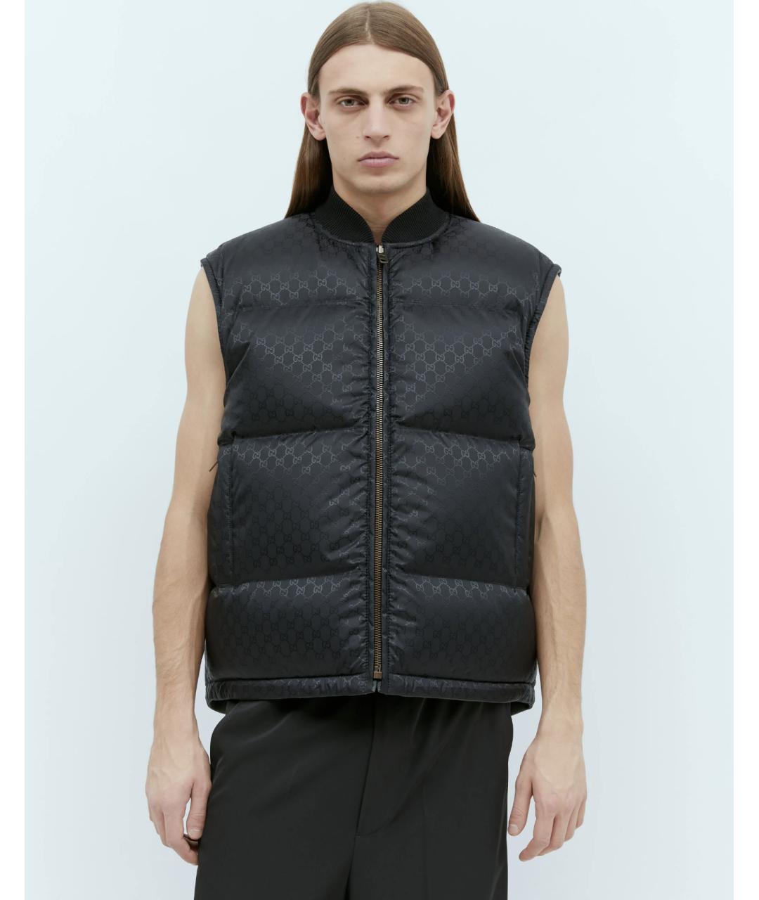 GUCCI Черный жилет, фото 9