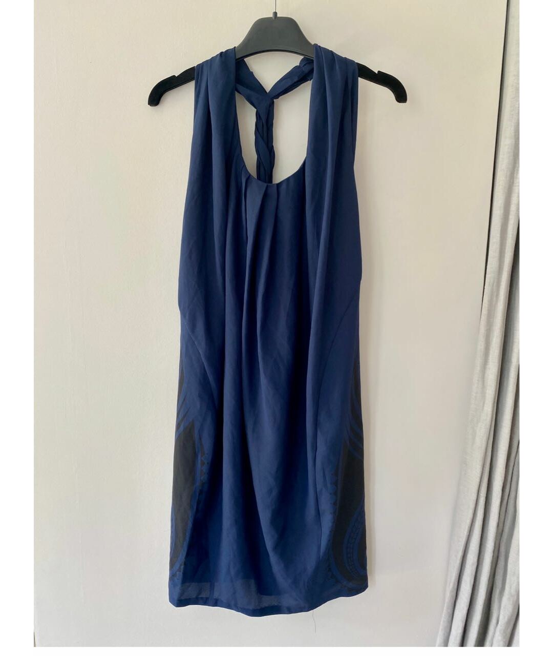 ACNE STUDIOS Синее полиэстеровое повседневное платье, фото 5
