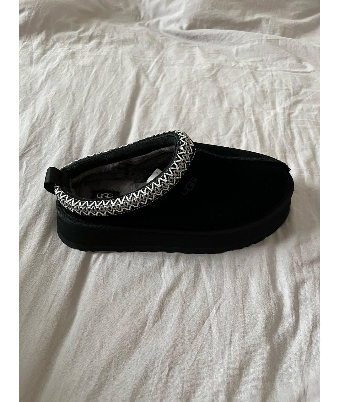 UGG AUSTRALIA Черные замшевые ботинки, фото 6