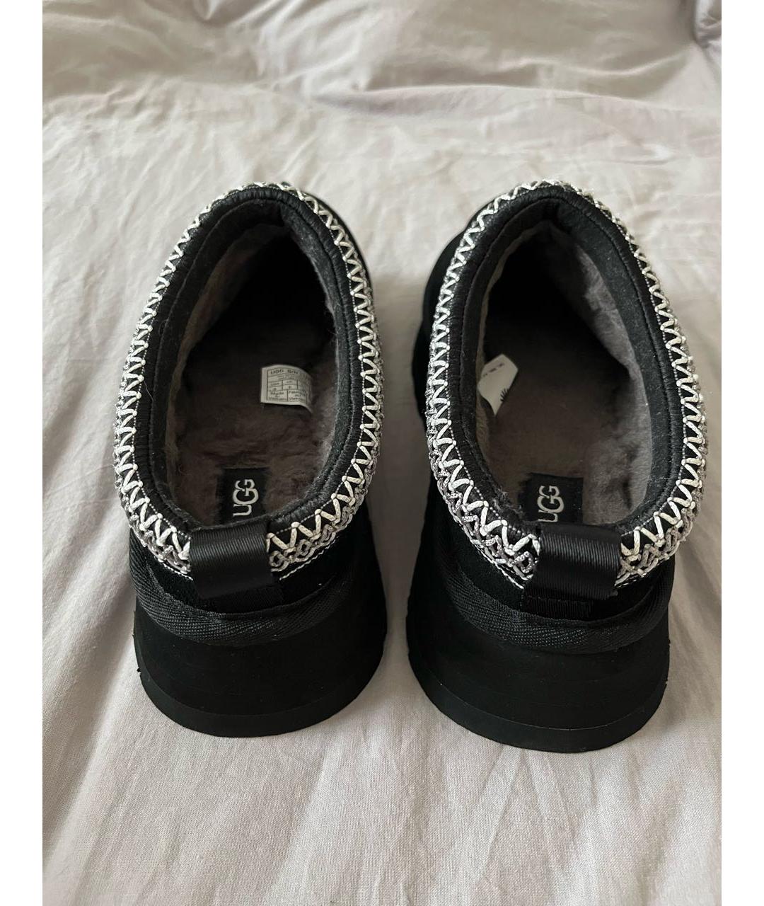 UGG AUSTRALIA Черные замшевые ботинки, фото 4