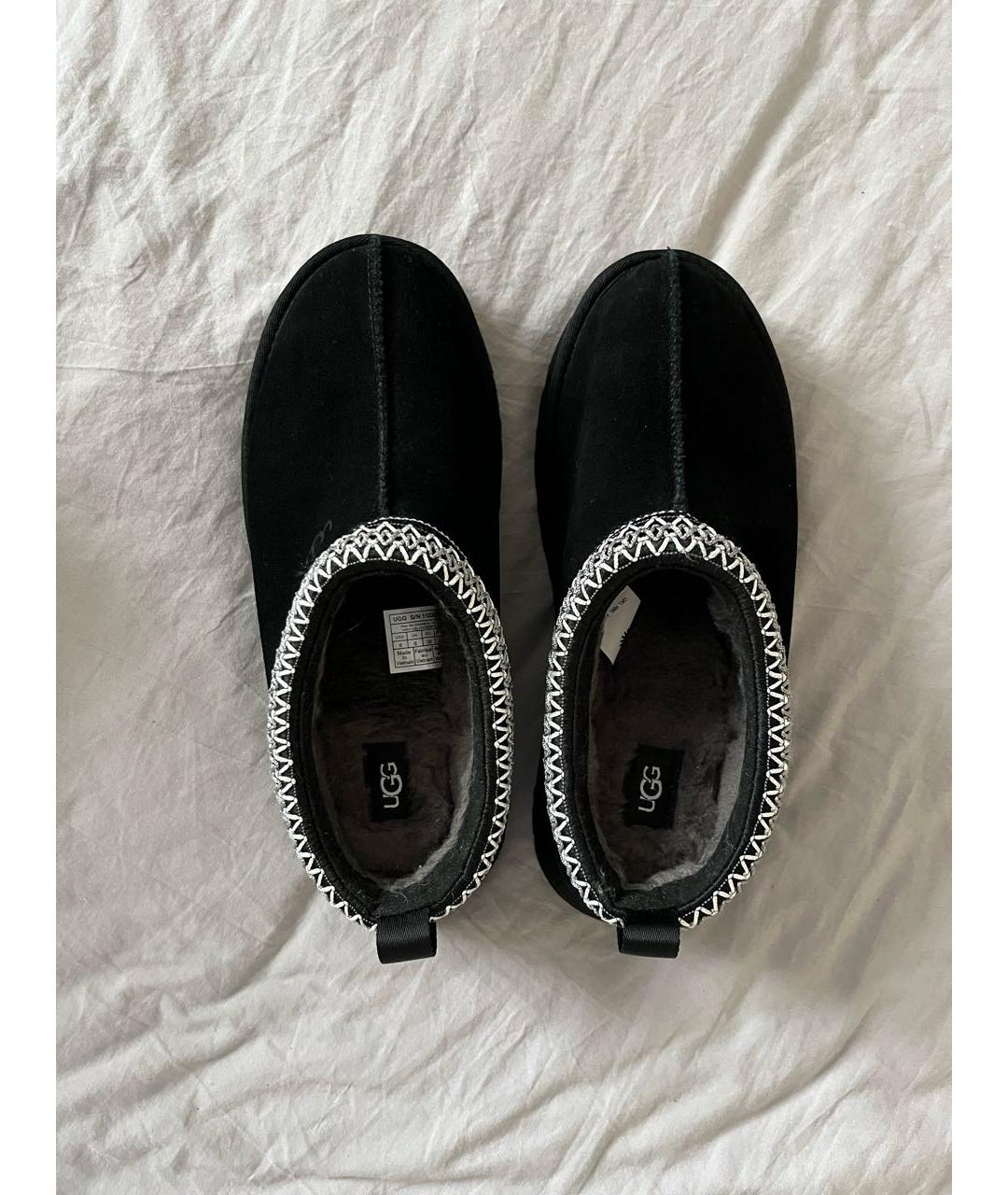 UGG AUSTRALIA Черные замшевые ботинки, фото 3