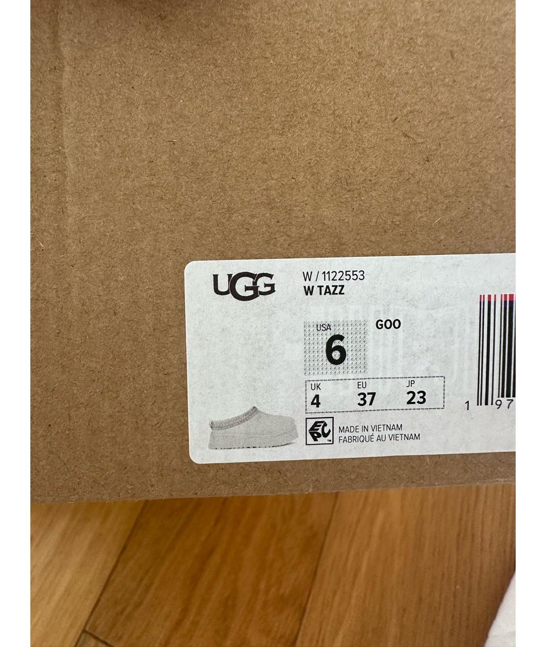 UGG AUSTRALIA Серые замшевые ботинки, фото 6