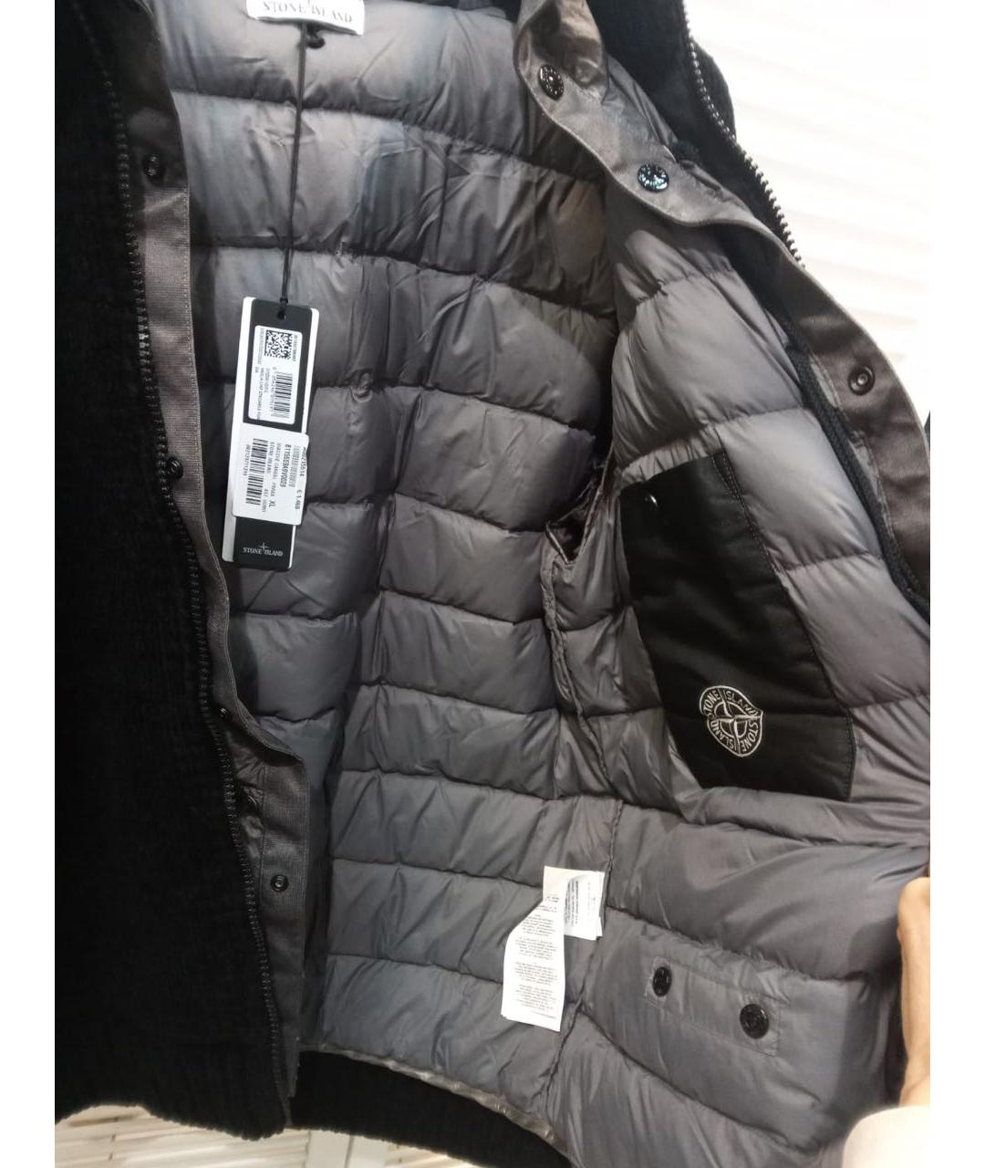 STONE ISLAND Черная куртка, фото 6