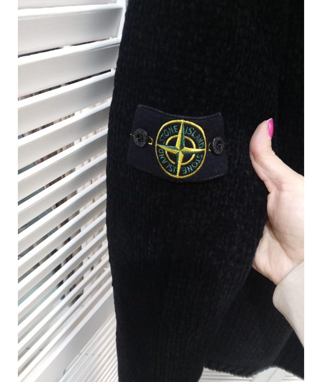 STONE ISLAND Черная куртка, фото 5