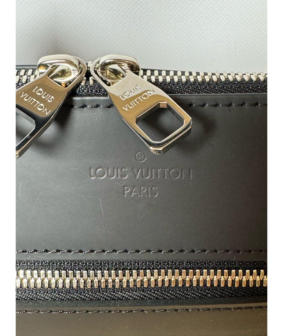 LOUIS VUITTON Антрацитовый портфель, фото 7