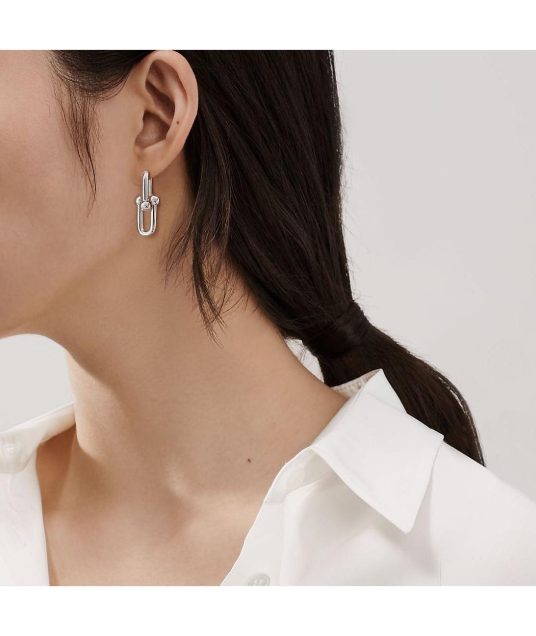 TIFFANY&CO Серебряные серебряные серьги, фото 4