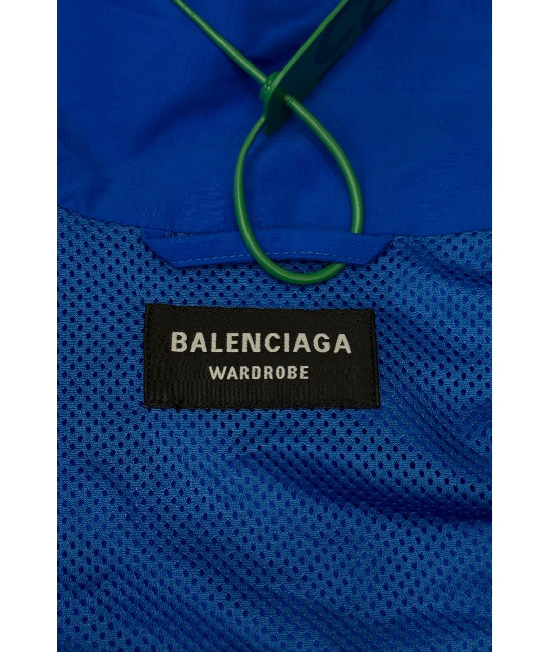 BALENCIAGA Синяя хлопковая куртка, фото 6