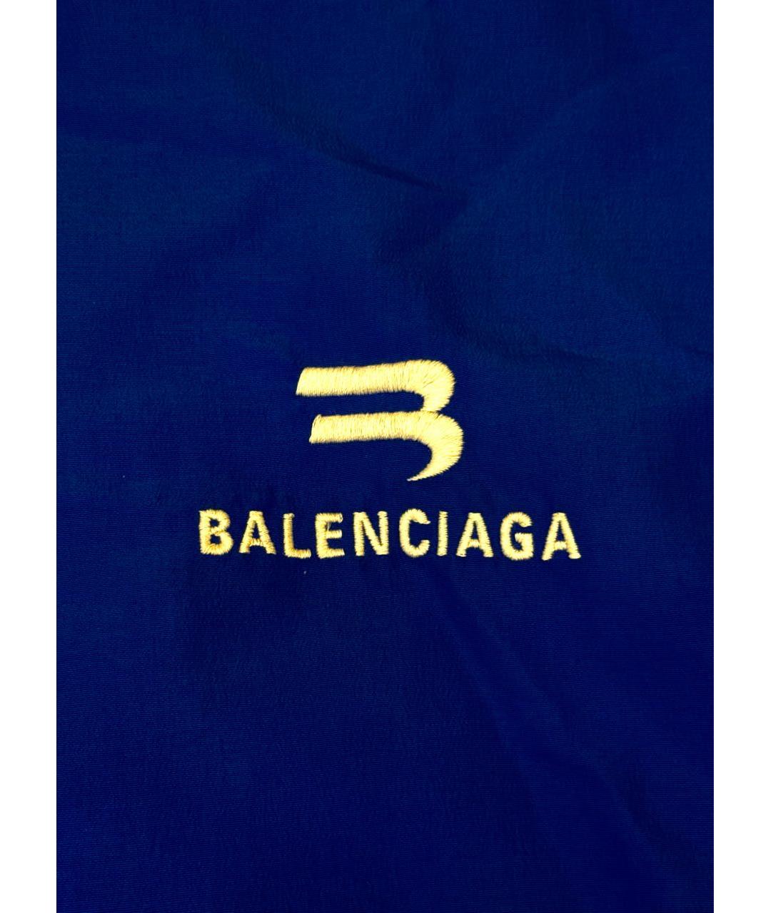 BALENCIAGA Синяя хлопковая куртка, фото 7