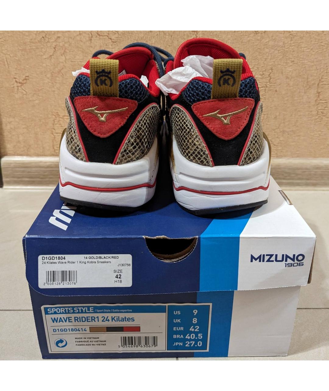 MIZUNO Мульти текстильные низкие кроссовки / кеды, фото 4