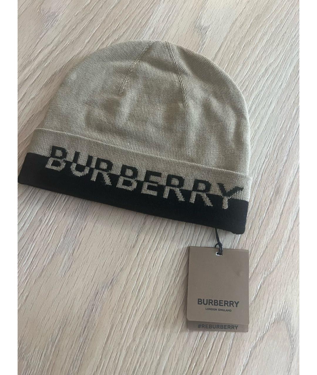 BURBERRY Шерстяная шапка, фото 4