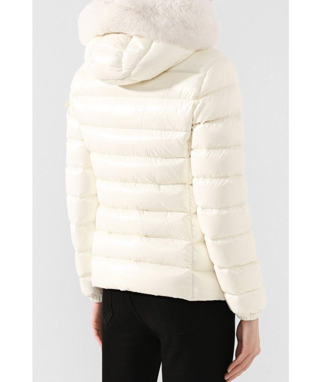 MONCLER Белый пуховик, фото 4