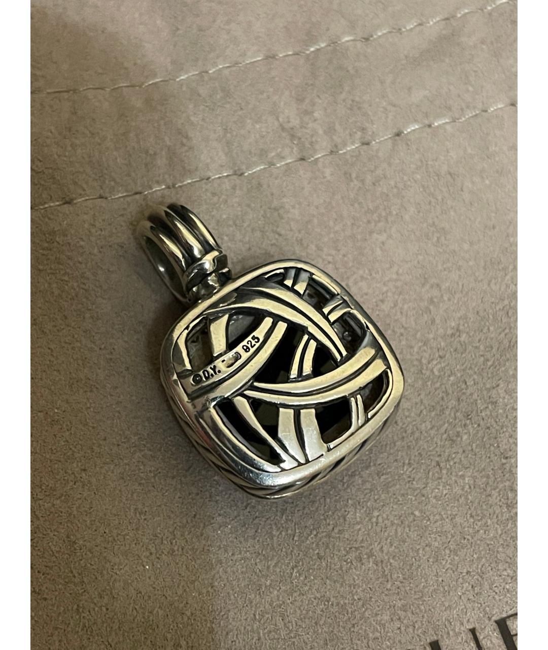 David Yurman Серебряная серебряная цепочка/подвеска, фото 3