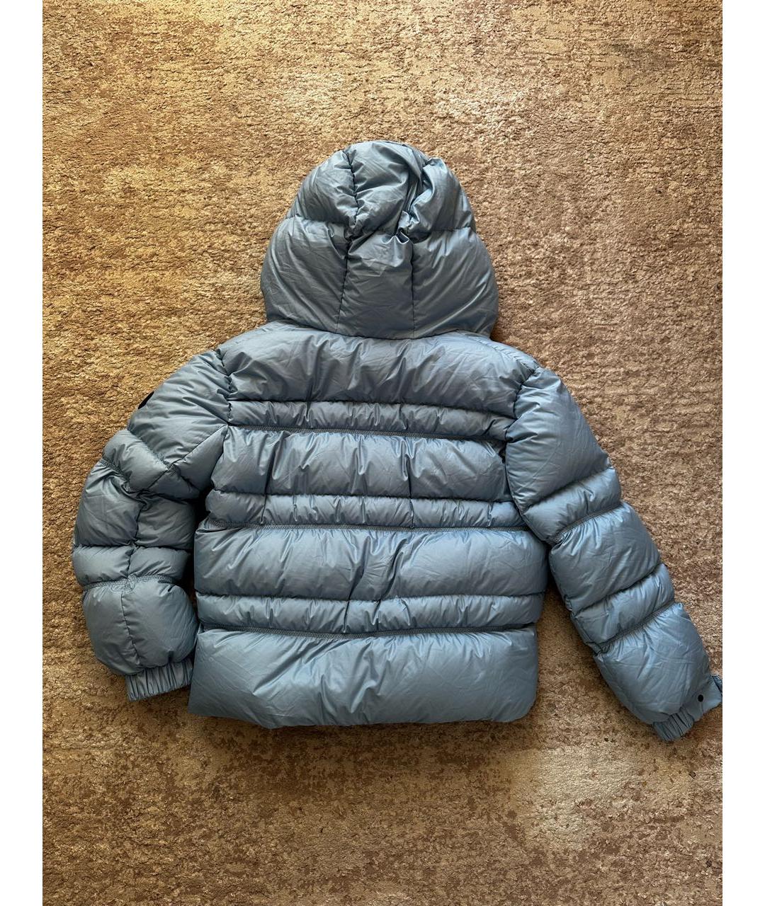 MONCLER Голубой пуховик, фото 2