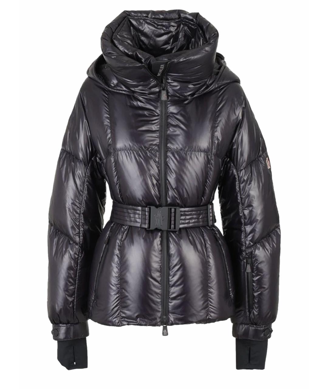 MONCLER Черный пуховик, фото 1