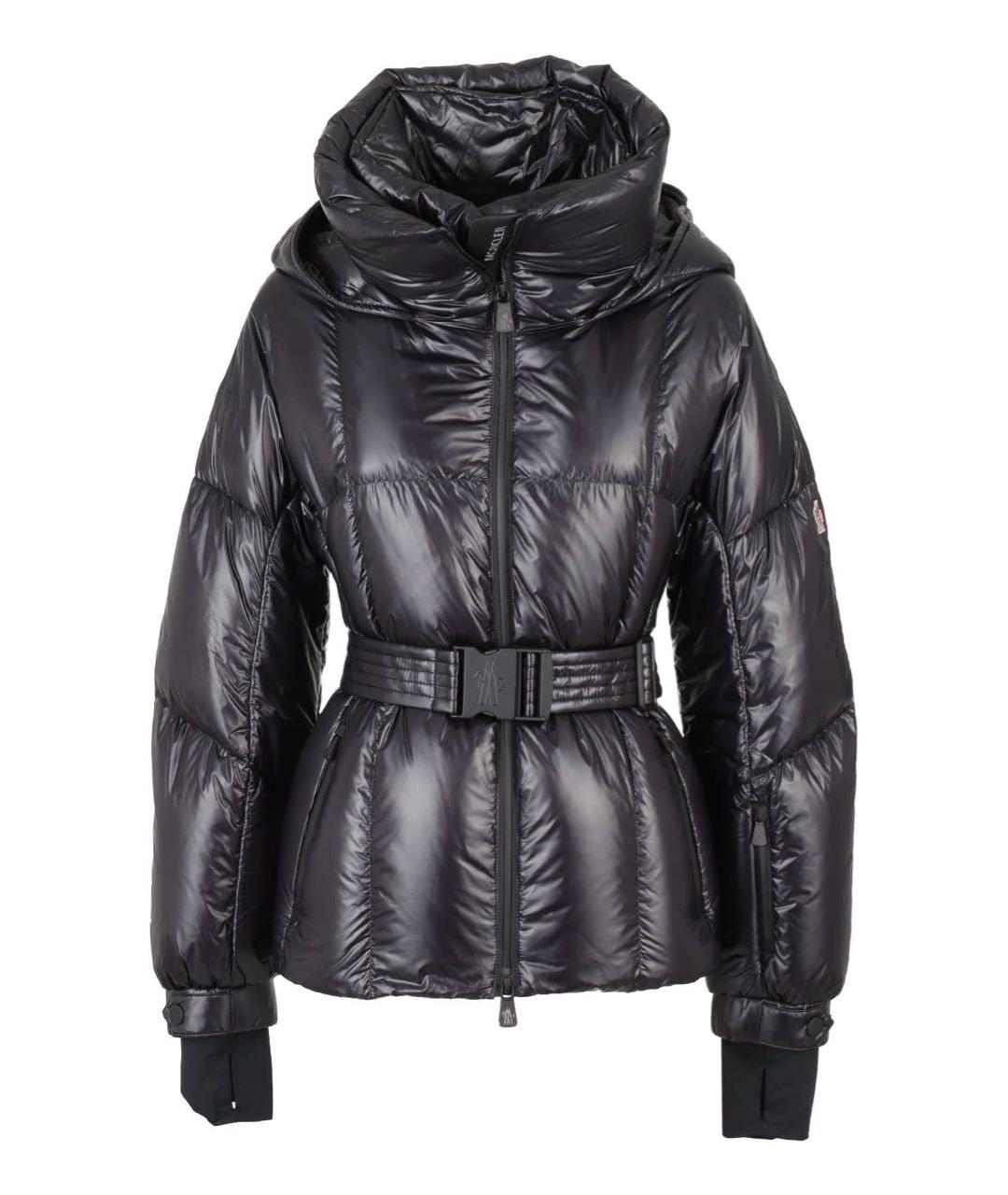 MONCLER Черный пуховик, фото 5