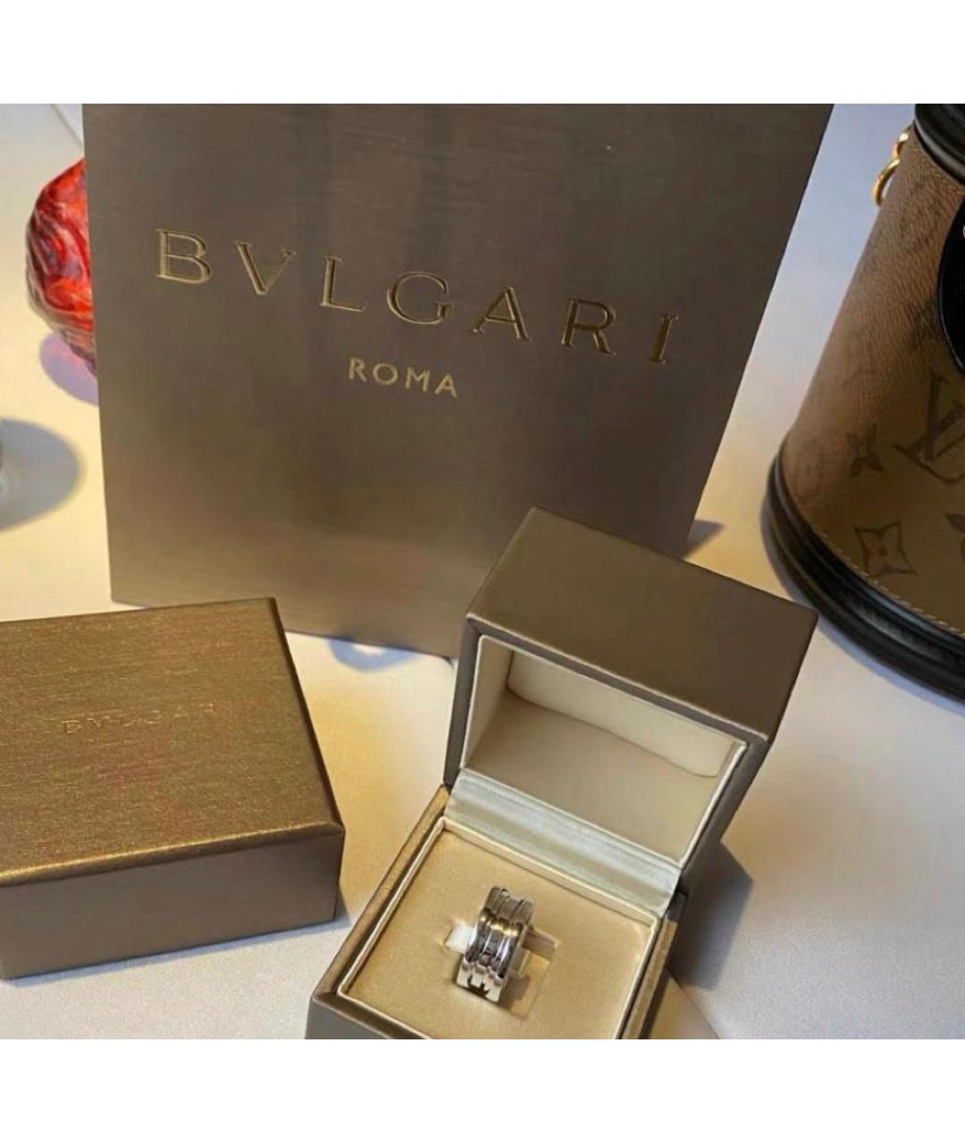 BVLGARI Белое кольцо из белого золота, фото 2