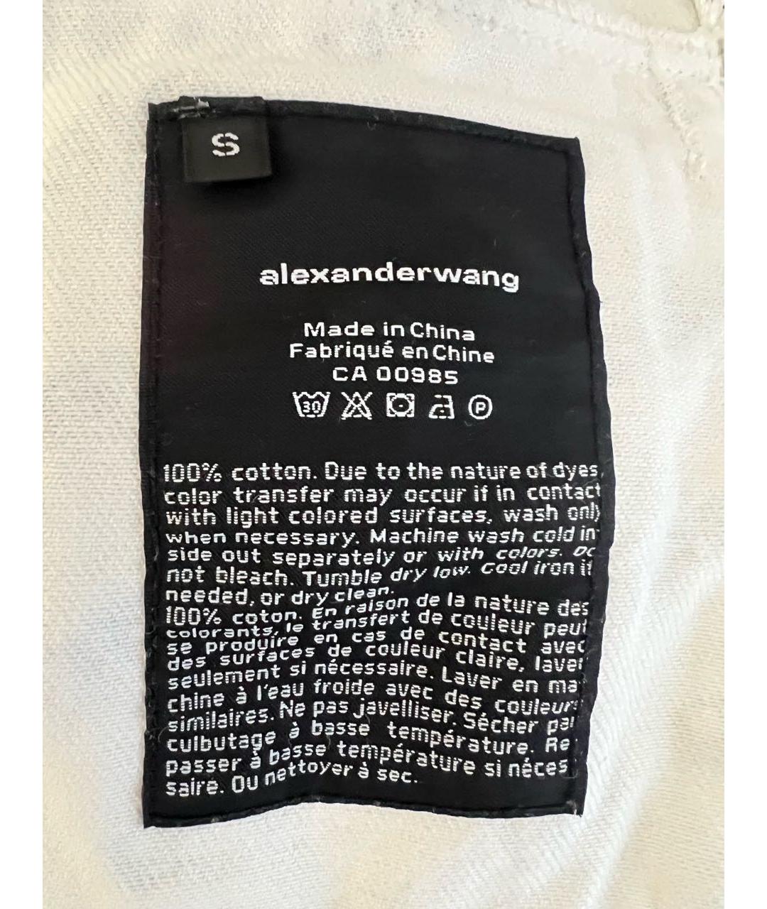 ALEXANDER WANG Белая деним куртка, фото 7