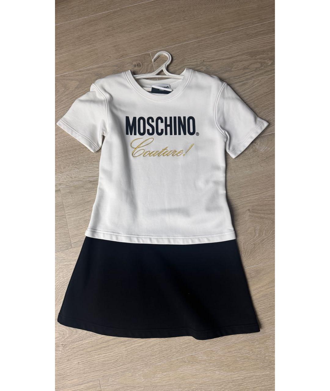 MOSCHINO Белое повседневное платье, фото 4