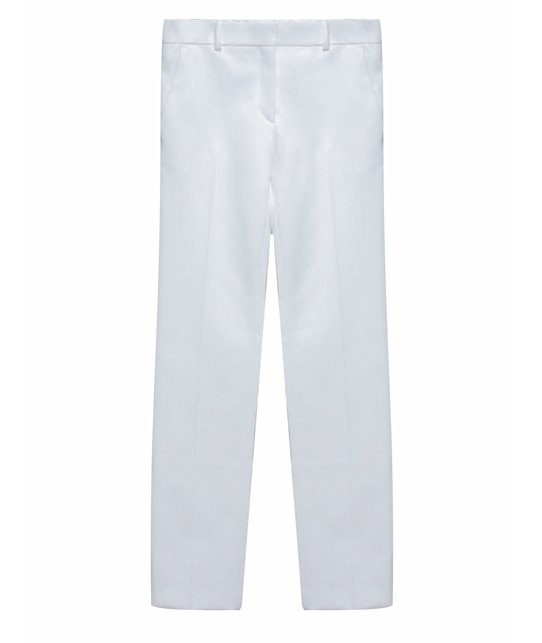 CELINE Белые полиэстеровые брюки узкие, фото 1
