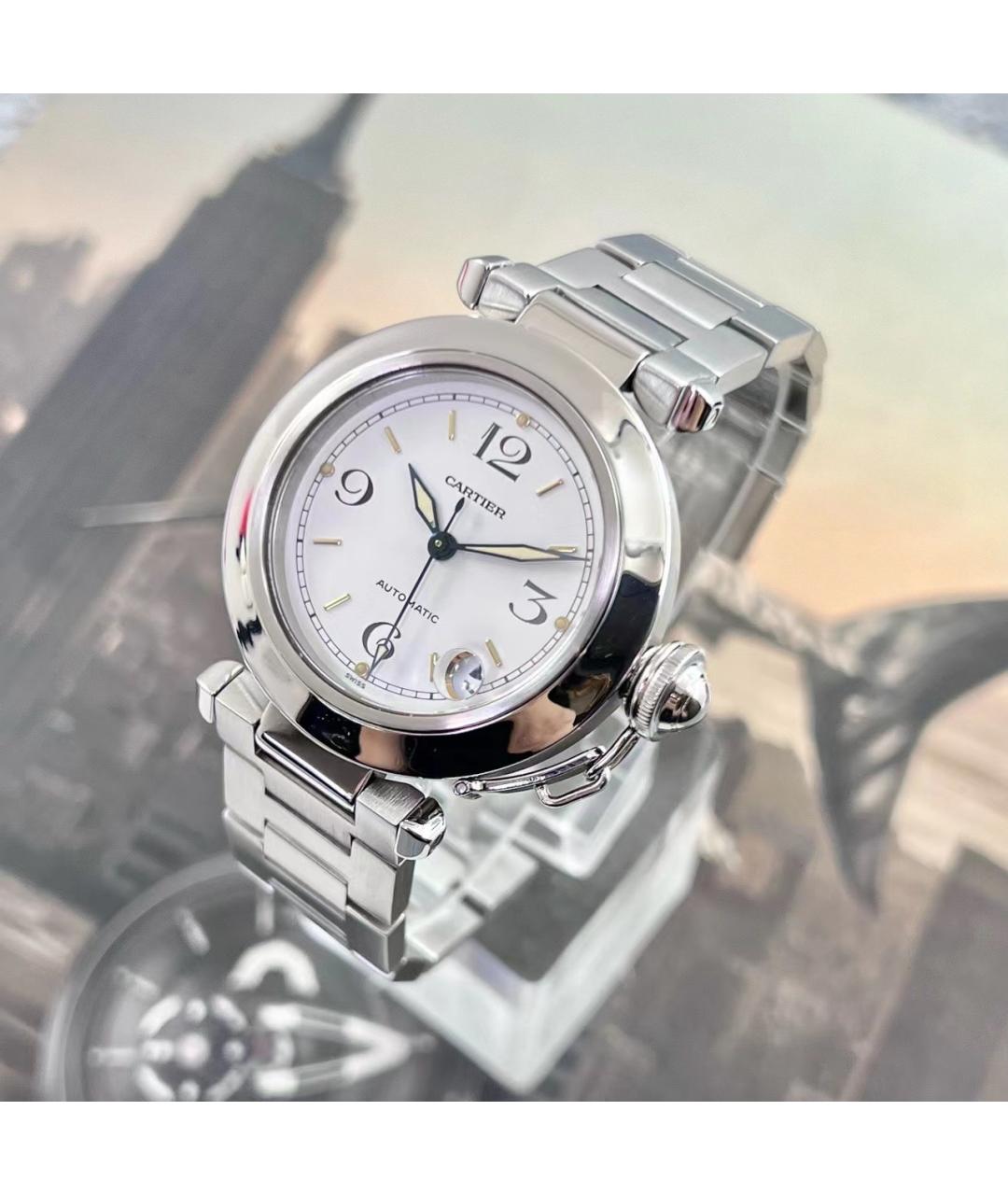 CARTIER Серебряные металлические часы, фото 4