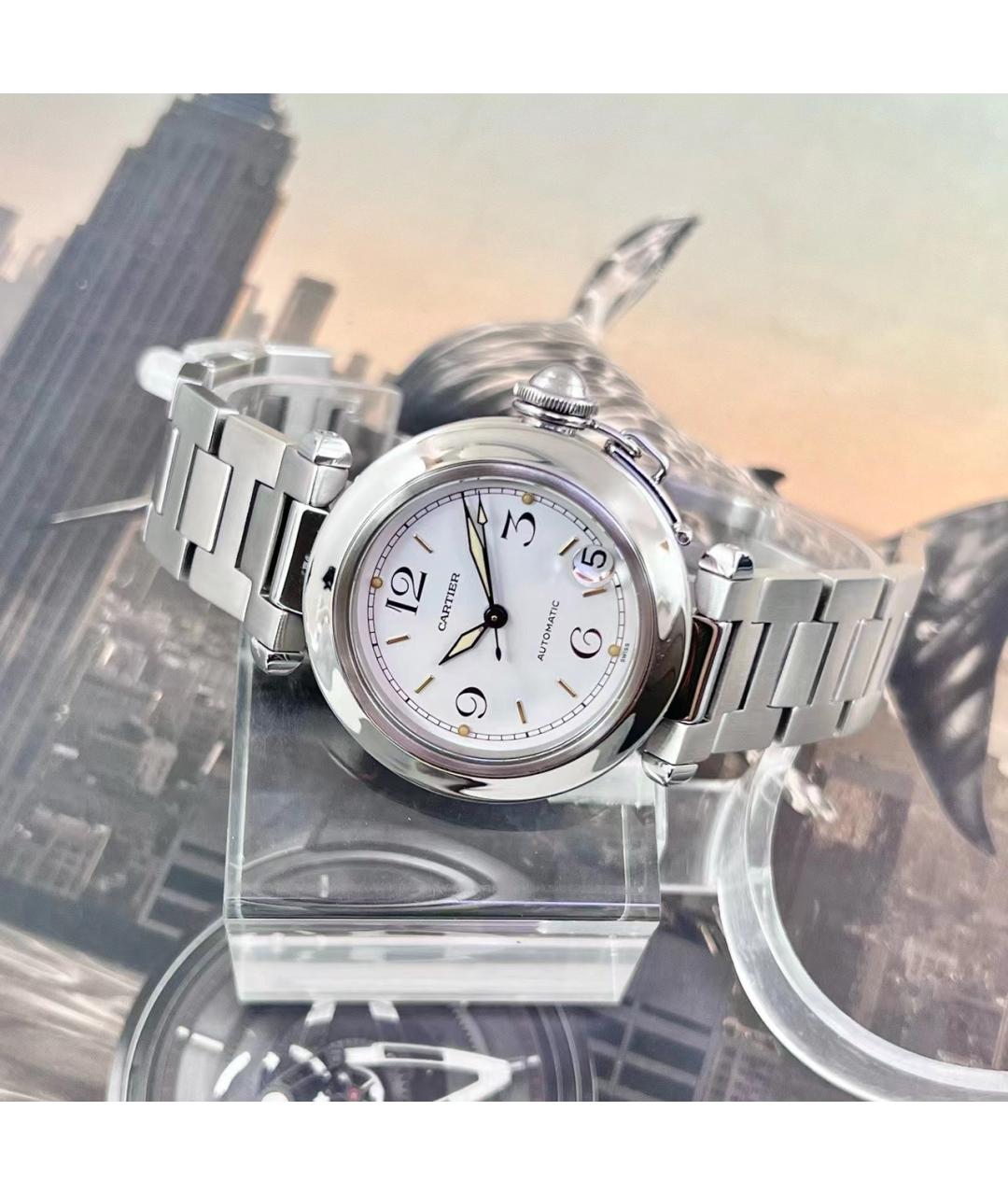 CARTIER Серебряные металлические часы, фото 2