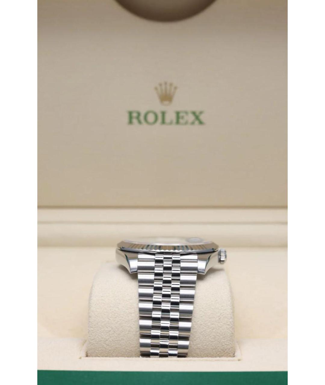 ROLEX Зеленые часы из белого золота, фото 5