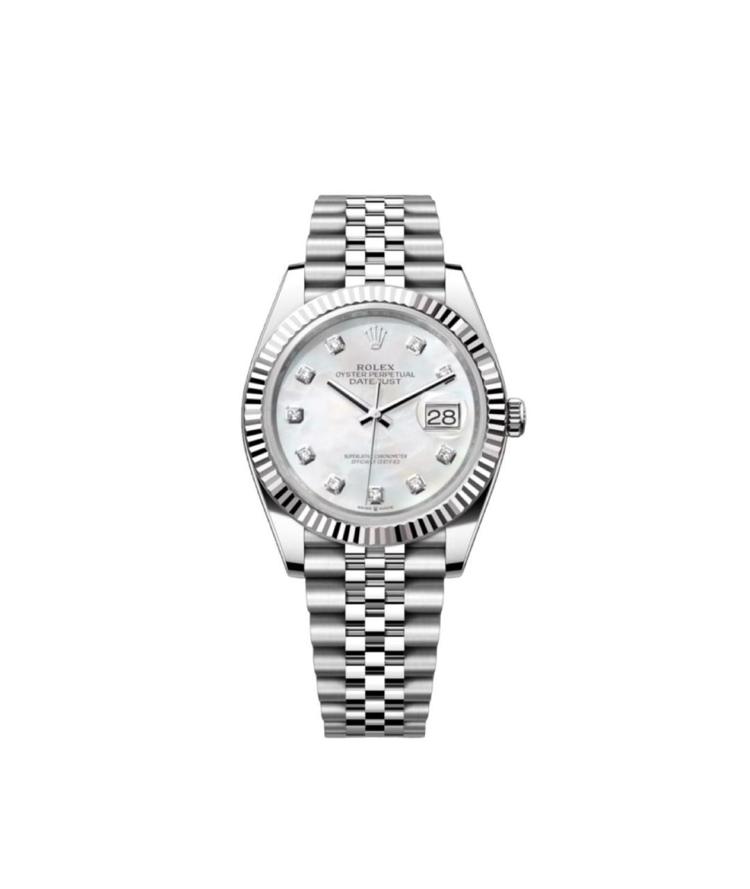 ROLEX Белые часы из белого золота, фото 1