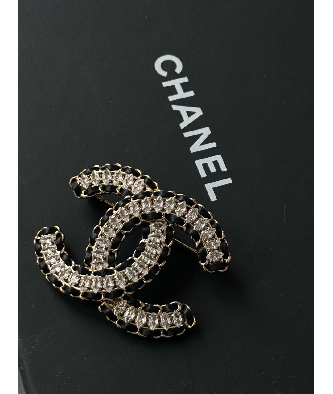 CHANEL Черная булавка / брошь, фото 2